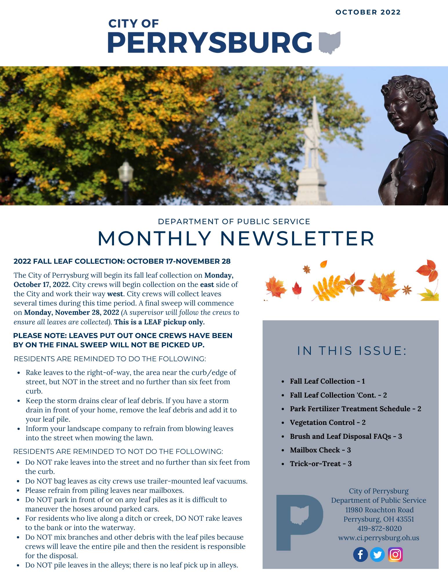 October DPS Newsletter - Copy